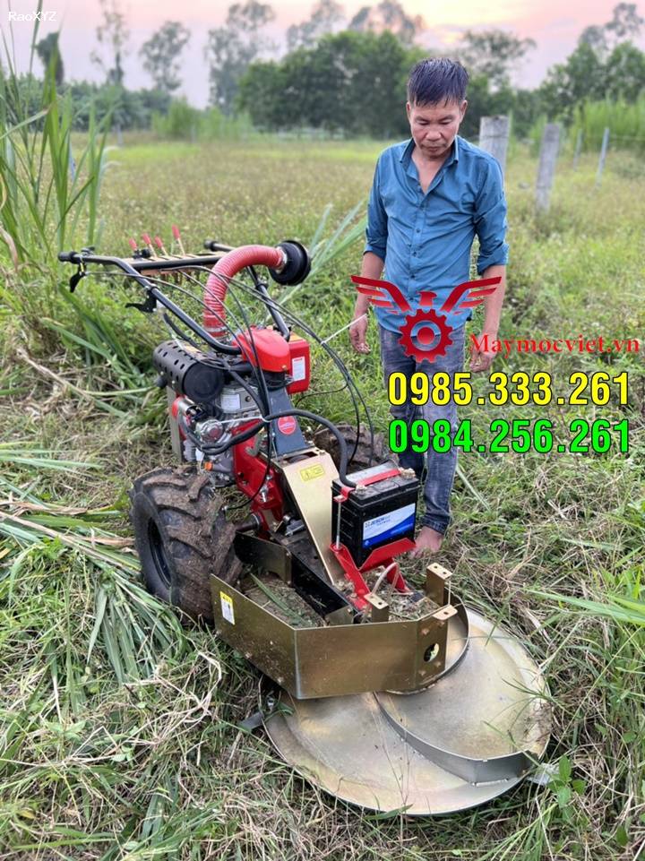 [Bảo hành 1 năm] Máy cắt cỏ voi, cây bắp đẩy tay Kawasaki BM91