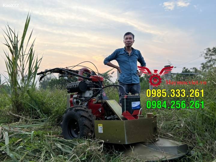 [Bảo hành 1 năm] Máy cắt cỏ voi, cây bắp đẩy tay Kawasaki BM91 giá rẻ về An Giang