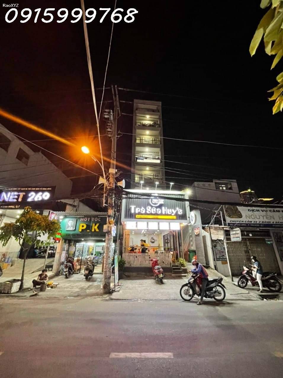 Tòa nhà 8 tầng ngay Lotte Mart mặt tiền ngã 4 Lê Văn Lương, Nguyễn Thị Thập, có 53 phòng, giá 48tỷ8