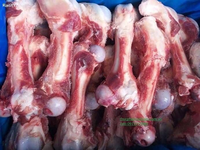Bảng giá thịt heo nhập khẩu đông lạnh - Xương ống heo bao nhiêu 1kg