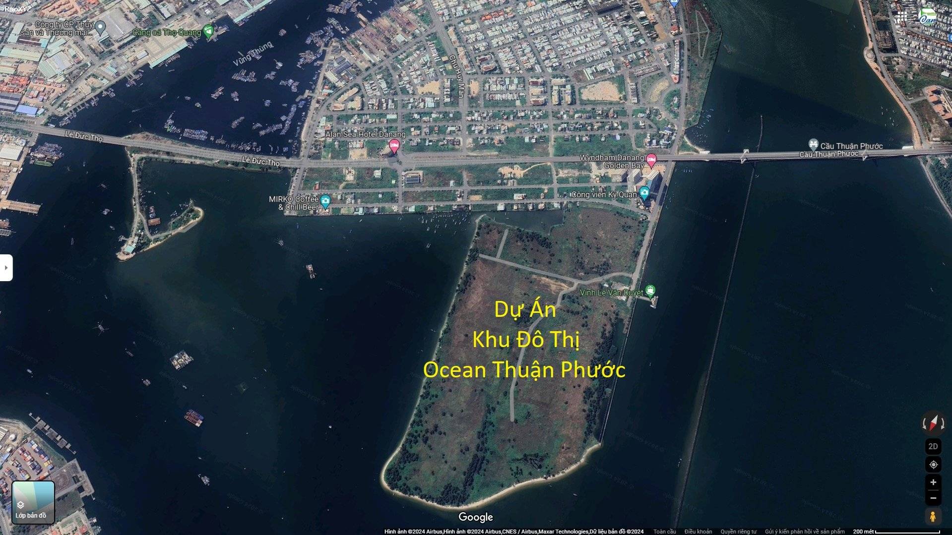 Bán đất đường Trần Sâm, Khu Sea Thuận Phước, Giá Rẻ Tháng 05/2024