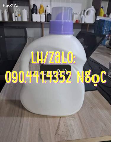 Can nhựa 3.8 lít đựng nước giặt, can nhựa 3.6 lít đựng nước xả, can nhựa HDPE 2 lít đựng nước rửa chén