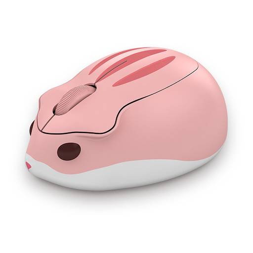 Chuột máy tính không dây Akko Hamster - MOMO Plus (Hồng)