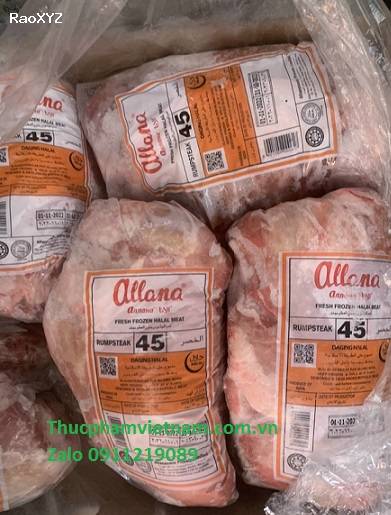 Thịt Nạc Mông Trâu M45 – Thịt Nhập Khẩu Trâu Ấn Độ đóng thùng
