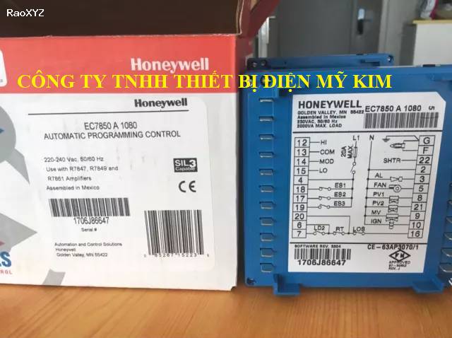 Bộ điều khiển đầu đốt Honeywell RM7800L1087