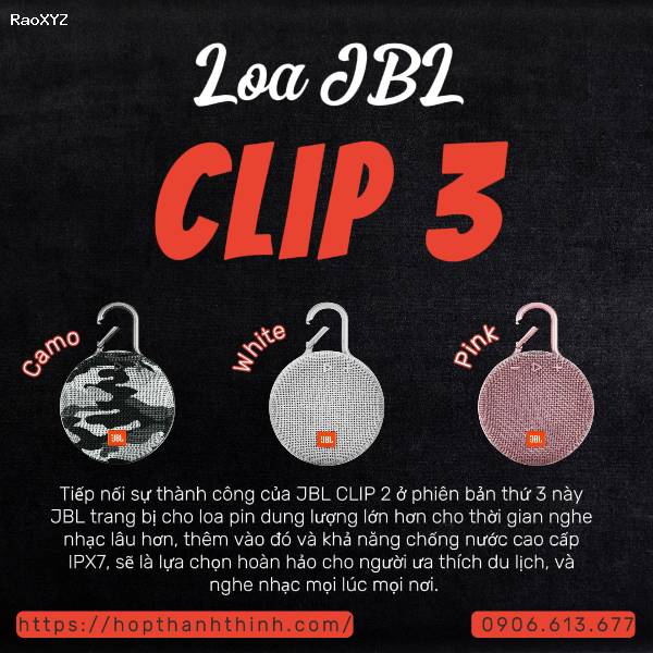 Loa JBL Clip 3