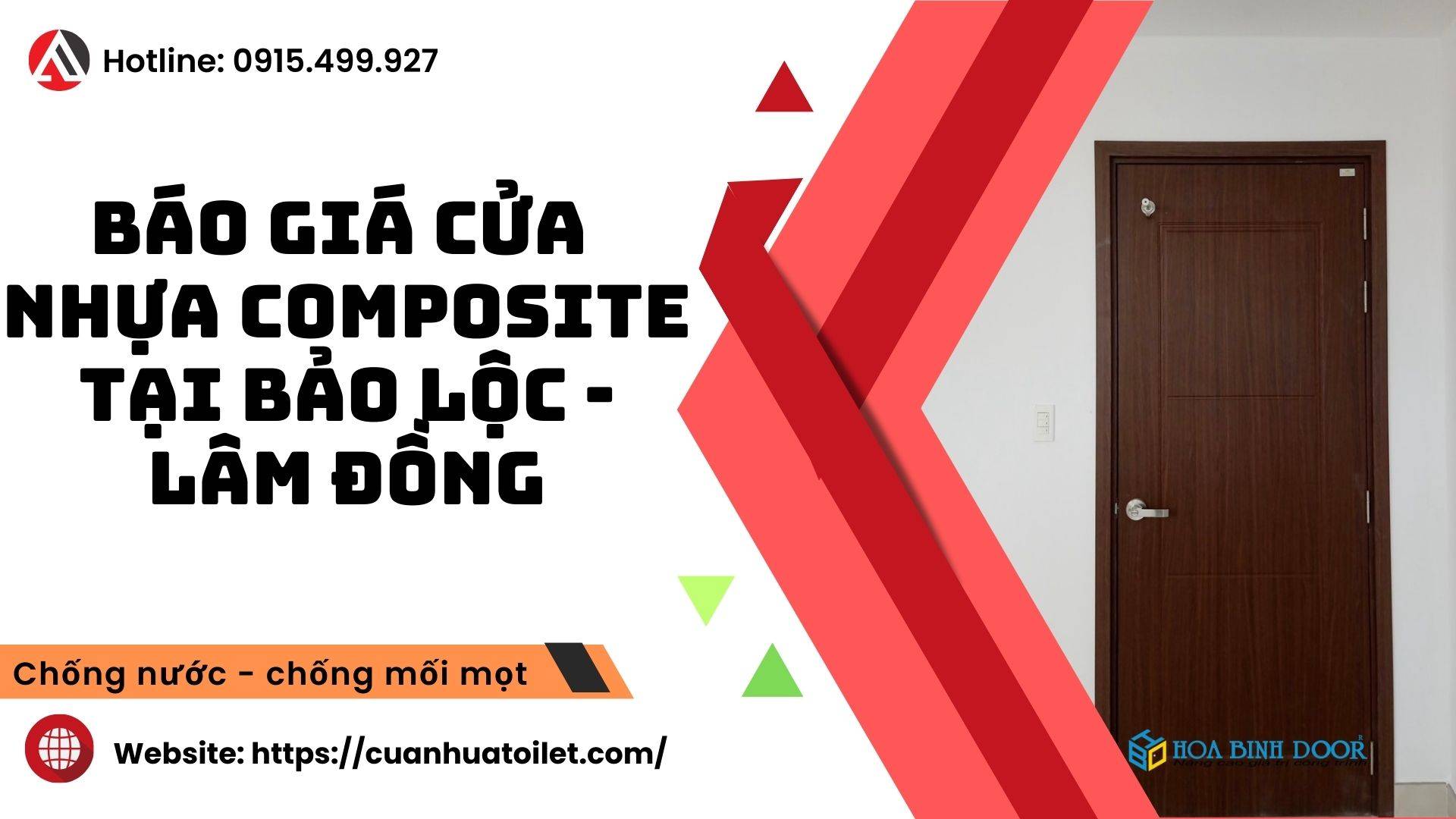 Báo giá cửa nhựa Composite tại Bảo Lộc