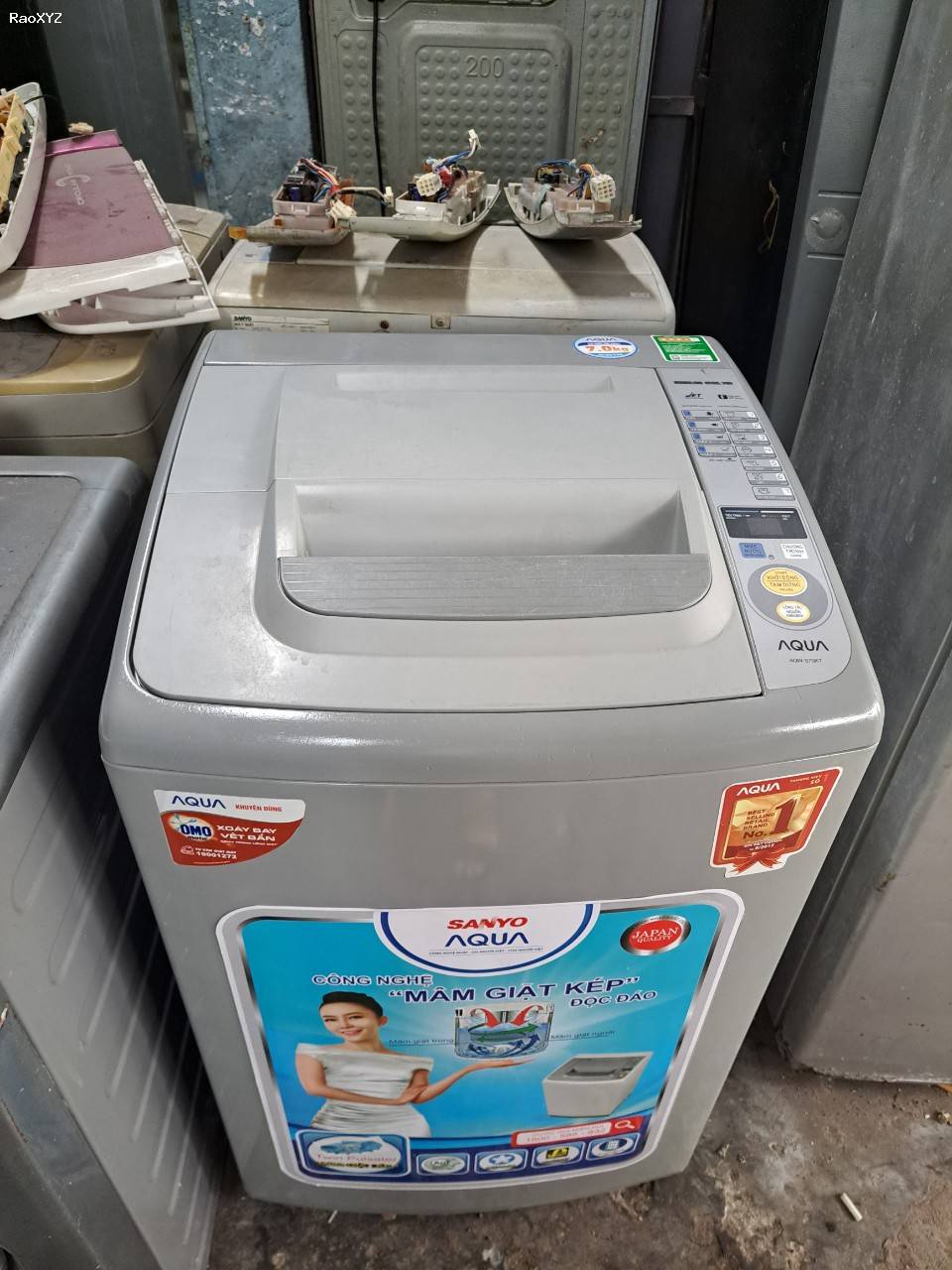 Máy giặt Aqua 7kg giặt tốt- giá rẻ