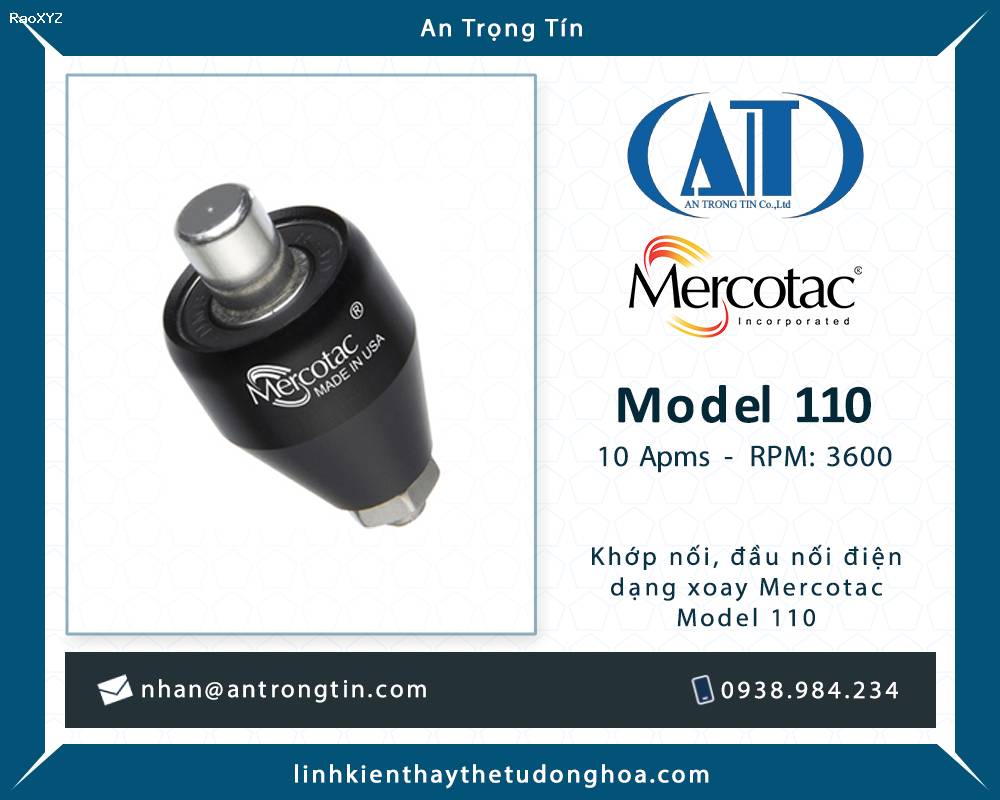 Mercotac: Đầu nối điện dạng xoay tiên tiến cho máy móc công nghiệp
