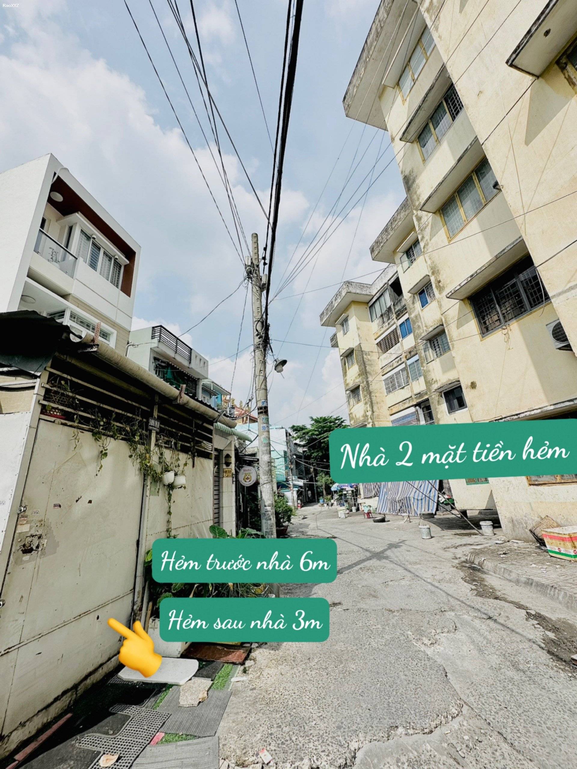 Nhà hẻm 266 Bùi Minh Trực P6Q8 - Giá 4.28 tỷ