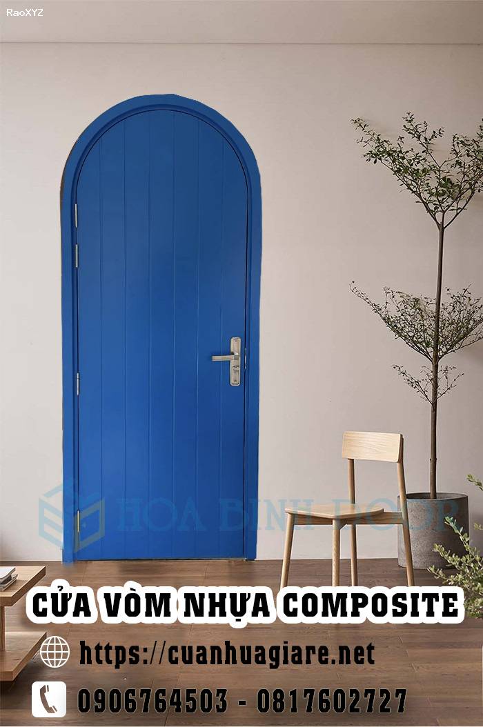 CỬA VÒM NHỰA COMPOSITE TẠI QUẬN 7 – HỒ CHÍ MINH – CỬA NHỰA GIÁ RẺ