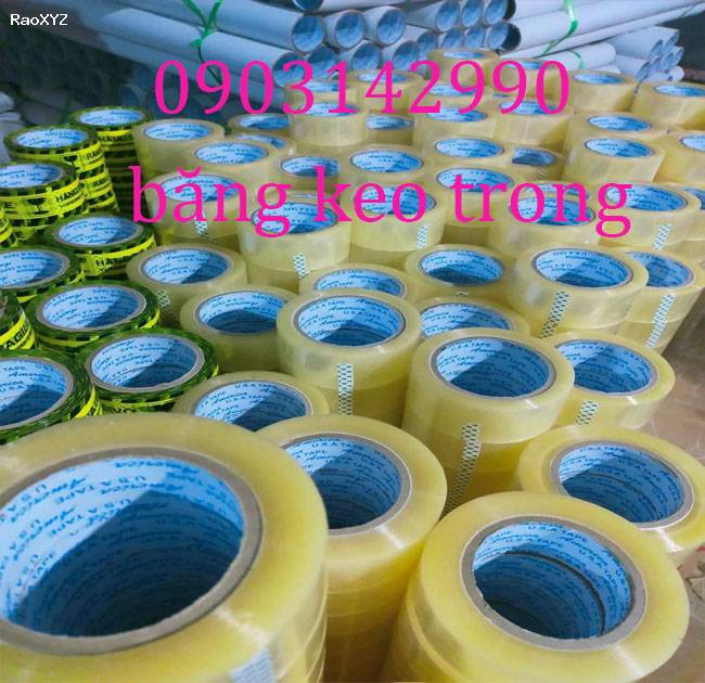 Đại lý cung cấp băng keo dán thùng giá rẻ tại bình thạnh