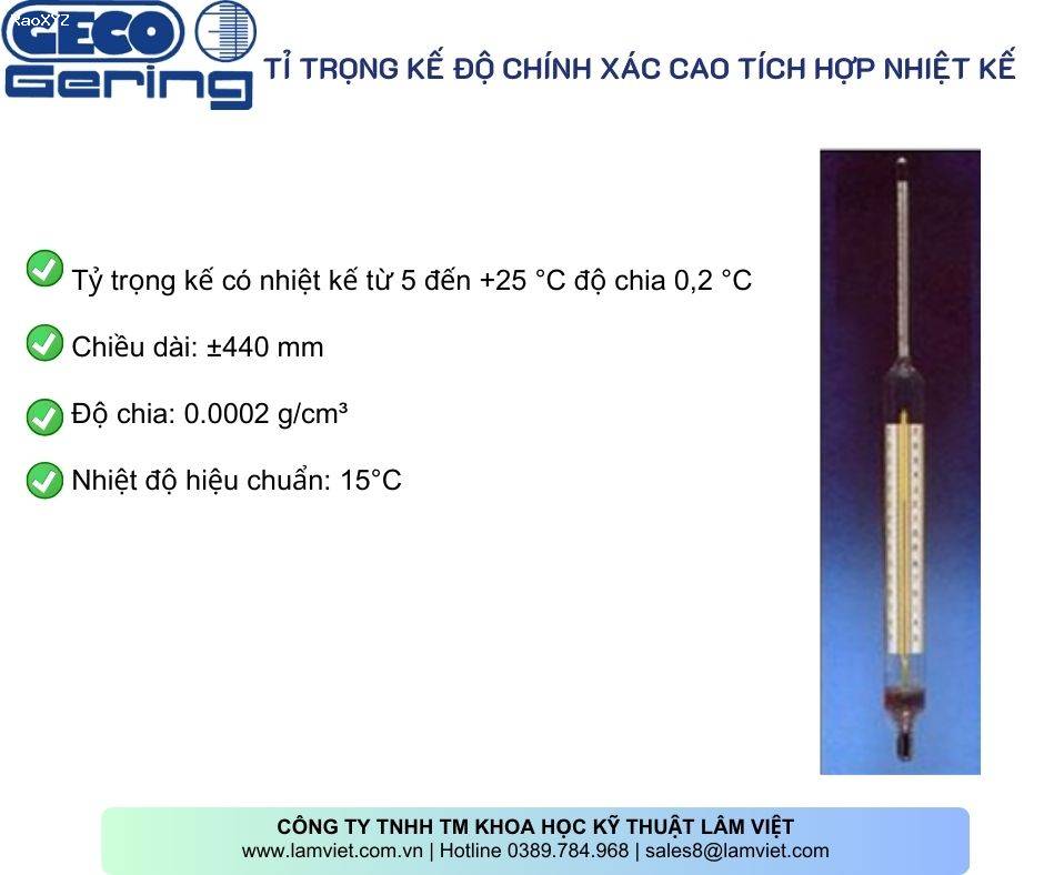 Tỷ Trọng Kế Dầu Mỏ