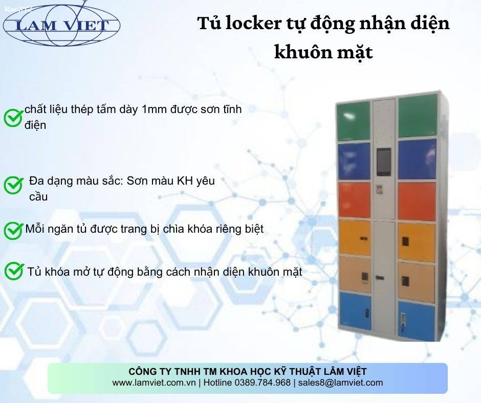 Tủ Sắt Locker trường học