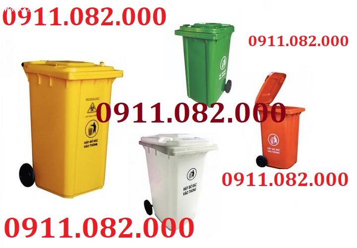 Sỉ thùng rác chính hãng giá rẻ, giao hàng nhanh, thùng rác 120l 240l 660l giá ưu đãi- lh 0911.082.000