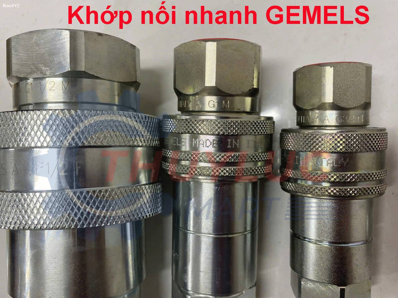 Khớp nối nhanh thủy lực Gemels và DNP